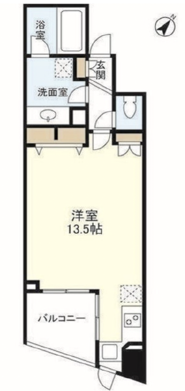 プロスペクト渋谷道玄坂1103の間取り