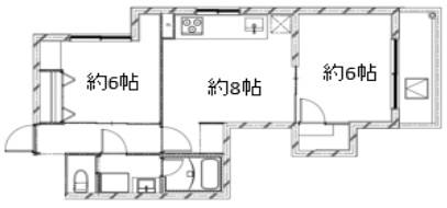 グランドブリックコート208の間取り