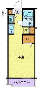 下馬5丁目マンション303の間取り