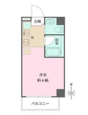 ビオスヴィラ都立大学403の間取り