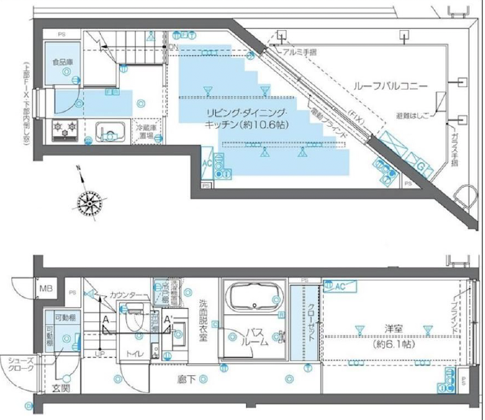 ZOOM広尾411の間取り