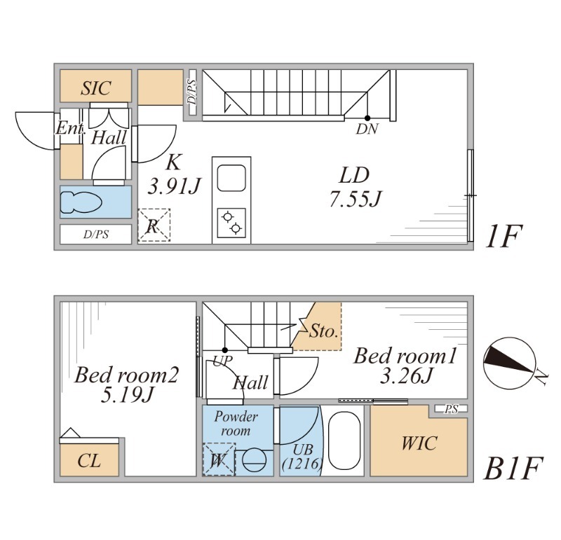LEGALAND桜新町101の間取り