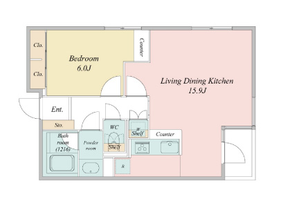 ローレルフラット305の間取り