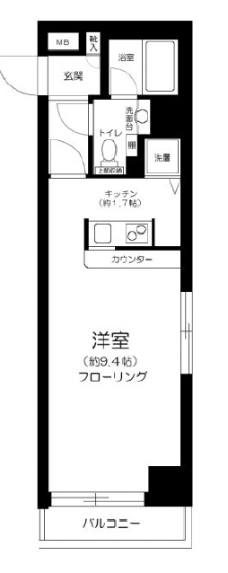 パレステュディオ南青山701の間取り