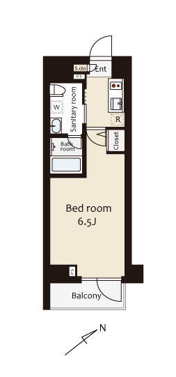 ステージファースト駒沢1001の間取り