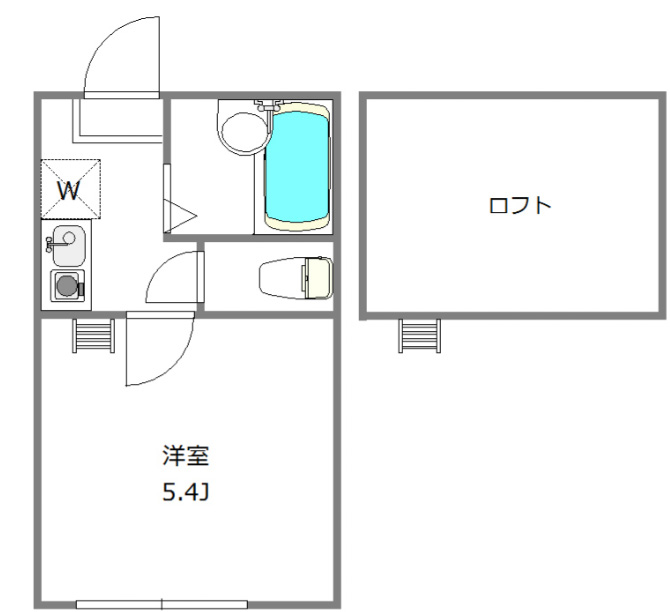 アーバンフラット武蔵小山206の間取り