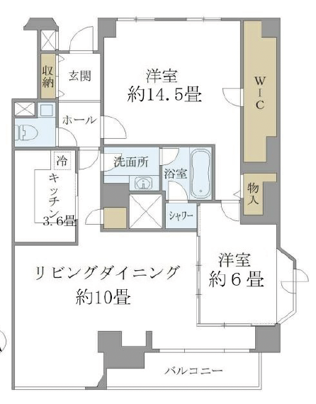 howff RELAX三軒茶屋202の間取り