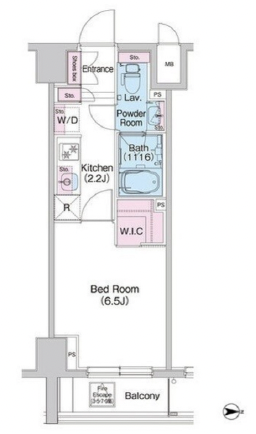 コンフォリア世田谷上馬806の間取り