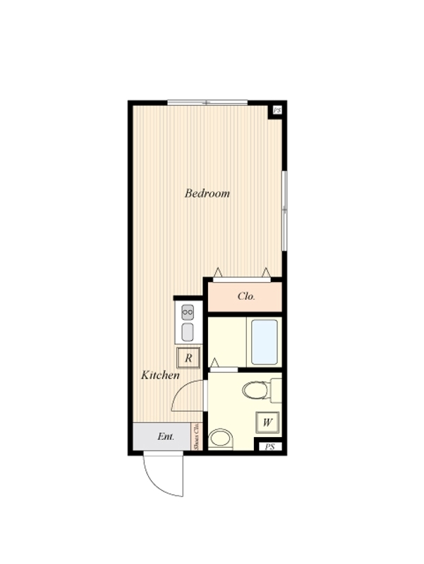 K-suite都立大学(ケースイートトリツダイガク)103の間取り