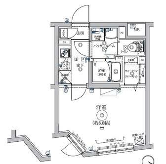 RELUXIA都立大学(リルシア都立大学)303の間取り
