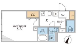 LEGALAND三軒茶屋South（リーガランド三軒茶屋サウス）402の間取り