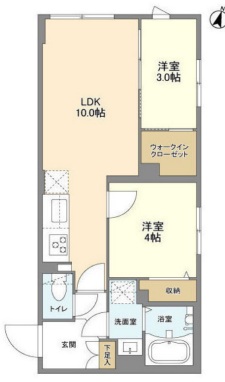 ウェルスクエア駒場東大前306の間取り