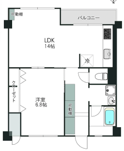 三栄ビル303の間取り