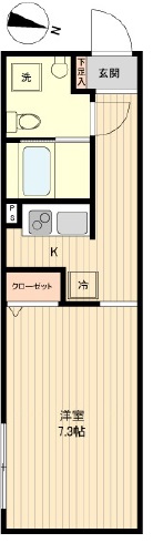 GC用賀407の間取り
