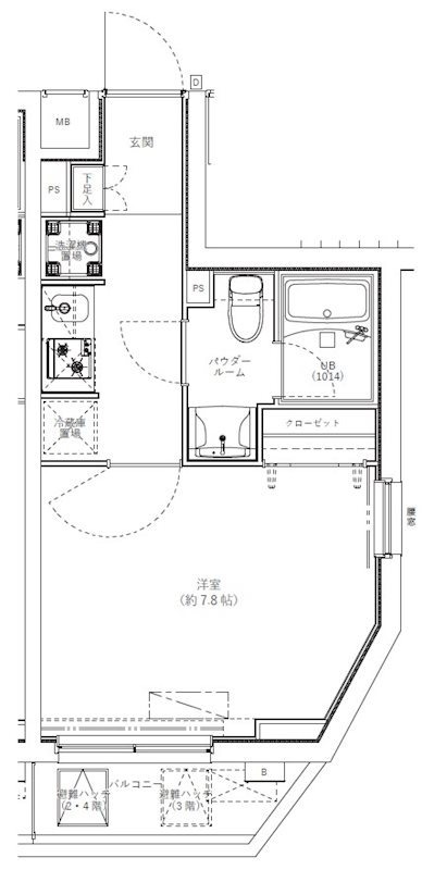 GENOVIA学芸大学（ジェノヴィア学芸大学）303の間取り