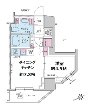 ステラメゾン三軒茶屋1105の間取り