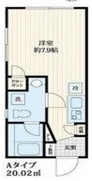 Oakrest恵比寿403の間取り