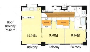 マナアイナ601の間取り