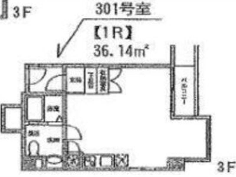 イイダアネックスⅦ301の間取り