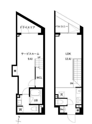 JMFレジデンス世田谷三宿212の間取り
