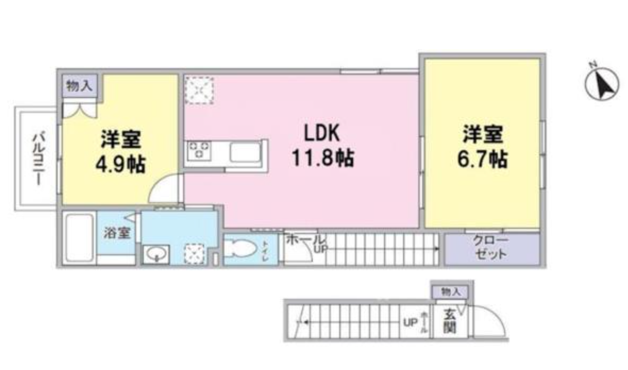 ファミーユ201の間取り