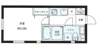 レピュア目黒本町レジデンス205の間取り