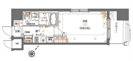 ZOOM池尻大橋905の間取り
