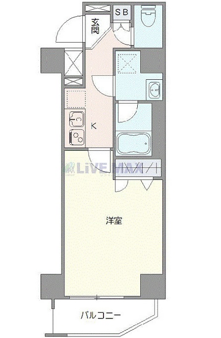 上馬２丁目賃貸マンション1001の間取り