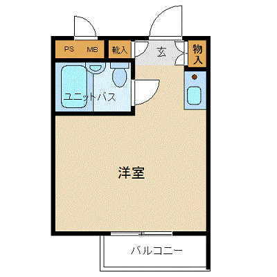ハイシティ三軒茶屋第2312の間取り