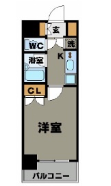 広尾1丁目マンション（物件名非掲載）202の間取り