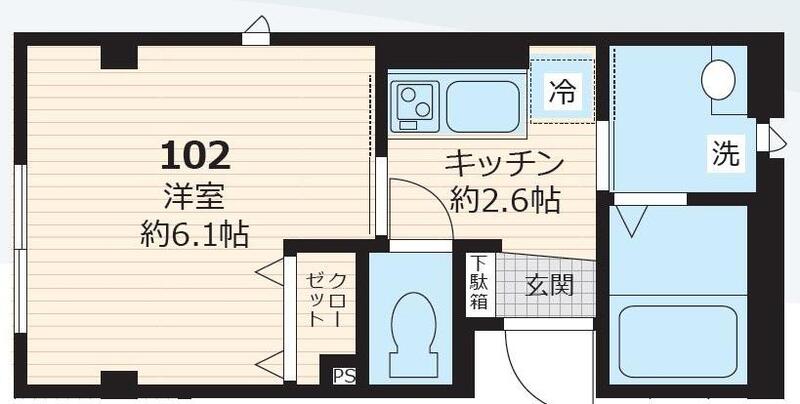 マイキャッスル102の間取り