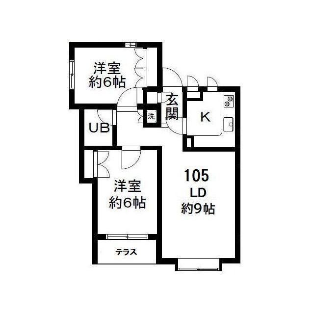 ユニハイム目黒105の間取り