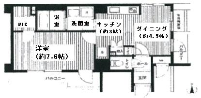 アドリーム東麻布7Fの間取り