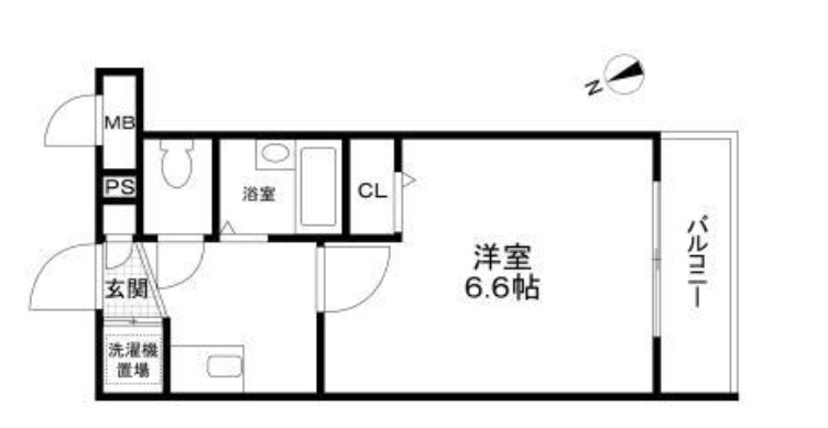サンテミリオン目黒東山弐番館404の間取り