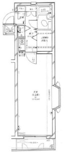 日神パレステージ三軒茶屋113の間取り