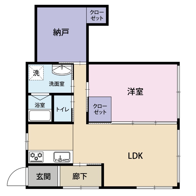 ハイツ南駒場101の間取り