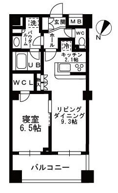 シャンピアグランデ深沢317の間取り