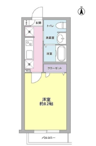 ラフィーネ桜新町305の間取り