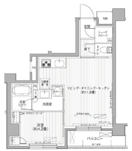 cielle自由が丘（シエール自由が丘）503の間取り
