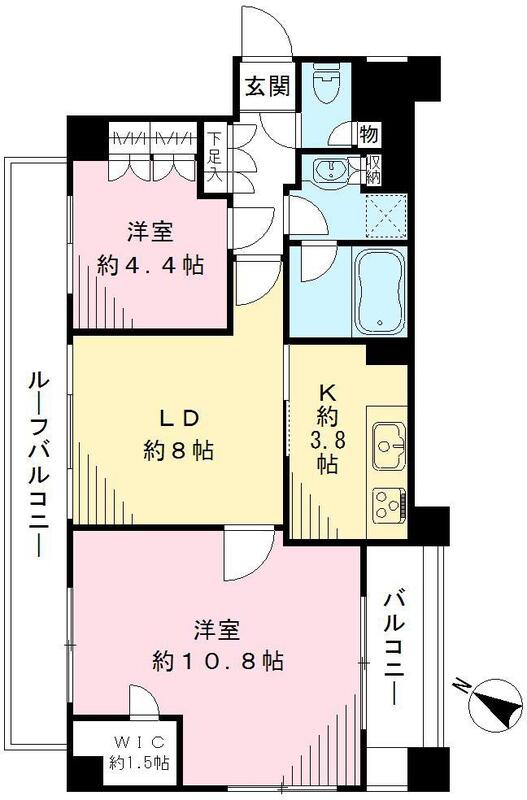 ジェイパーク中目黒501の間取り