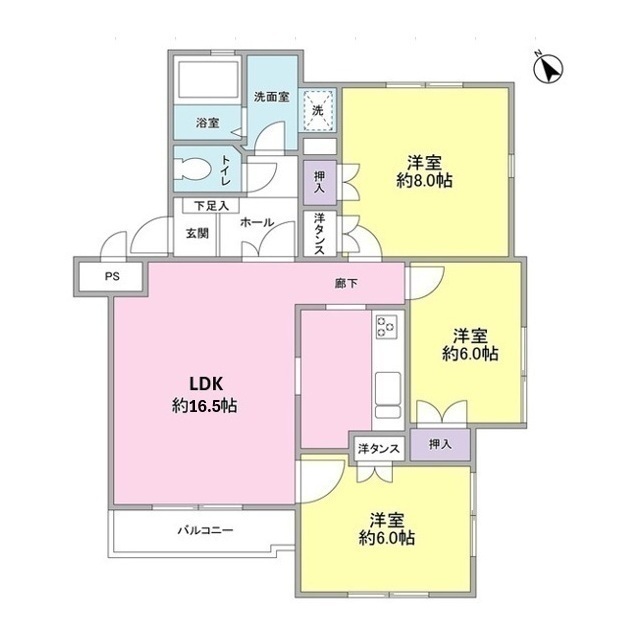 サンライズ松本No.3335の間取り