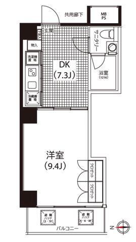 クイズ恵比寿803の間取り