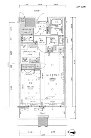 目黒第一マンションズ1203の間取り