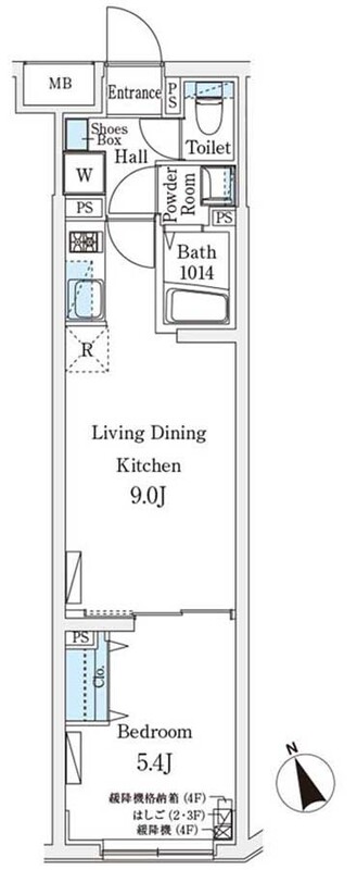 CREATIF駒澤大学前403の間取り