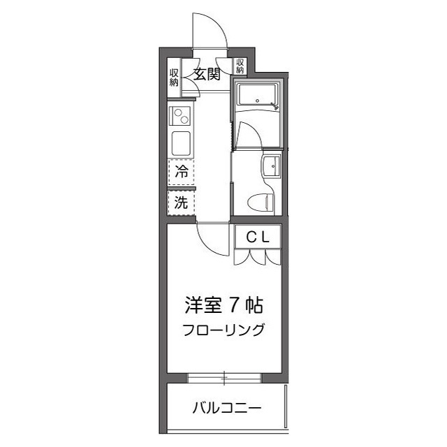 ガーデン用賀211の間取り
