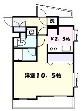 グラーサ渋谷松濤406の間取り