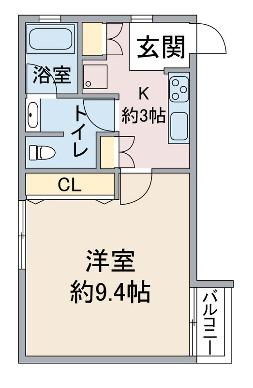 アディレーク武蔵小山303の間取り