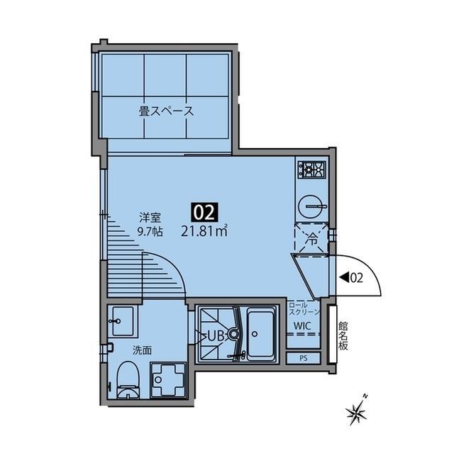 グランエッグス目黒W02の間取り
