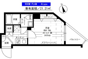 ステージファースト三軒茶屋アジールコートⅡ602の間取り