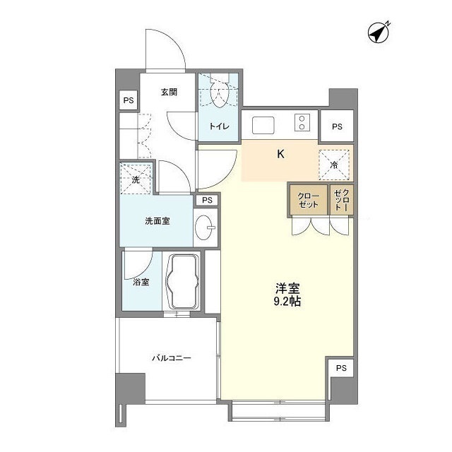 F-FLAT三軒茶屋201の間取り